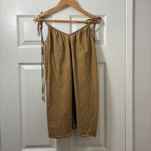 H&M Casual Tan 100% Cotton Dress